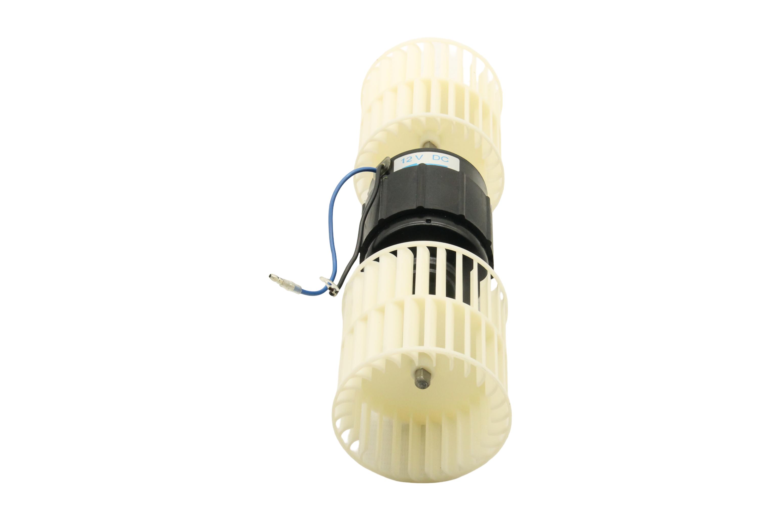 MOTOR SOPLADOR 12V UNIVERSAL DOBLE EJE 1 VELOCIDAD